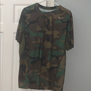 Nike Pro Combat Dri-fit Max Hypercool Camo Wood